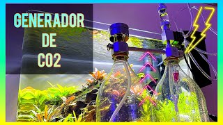 GENERADOR DE CO2 CON ACIDO CITRICO Y BICARBONATO  TUTORIAL [upl. by Sidonie]