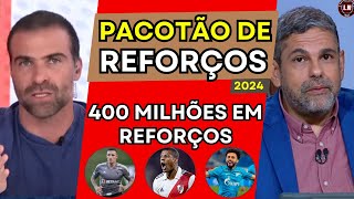 🔥 PACOTÃO de REFORÇOS do FLAMENGO para 2024  FLA PLANEJA INVESTIR R 400 MILHÕES em REFORÇOS [upl. by Iover]