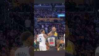 Anthony Edward’s had enough of LeBron complaining to the refs [upl. by Fiedling]