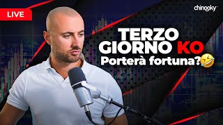 Terzo giorno KO Porterà fortuna 😂  Live Trading Room 26062024 [upl. by Atiuqan]