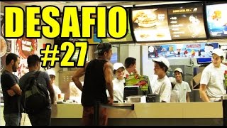 FAZENDO PEDIDO GRITANDO NO MC DONALDS DESAFIO 27 [upl. by Hughes]