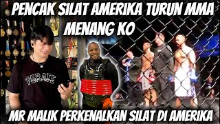 Mr Malik Pesilat Amerika Turun MMA [upl. by Eulalia]