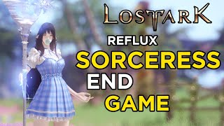 Lost Ark Sorceress Endgame Gameplay Demo  Mage  Reflux Build [upl. by Akirat]