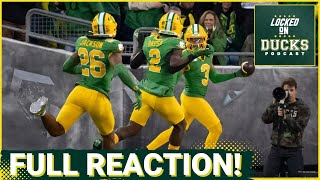 REACTION Oregons SLOPPY play overcome by defenses 3 turnovers beat Maryland 3918 [upl. by Terb]