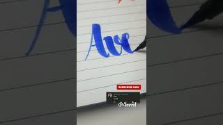 Averil ❤️ AverilXthetic art calligraphy shorts viral trending [upl. by Chelsey947]