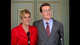 Verloving prins Constantijn en Laurentien Brinkhorst 2000 [upl. by Anawot]