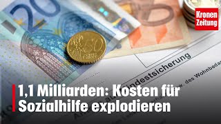 11 Milliarden Kosten für Sozialhilfe explodieren  kronetv NEWS [upl. by Adilen471]