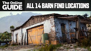 Forza Horizon 5  All 14 Original Barn Find Locations with Cutscenes [upl. by Ppik]