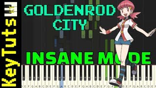 Learn to Play Goldenrod City from Pokemon Gold and Silver  Insane Mode [upl. by Arlie]