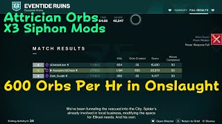 Destiny 2  600 Orbs Per Hr in Onslaught [upl. by Nosimaj]