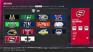 College Football 25 Relegation League Episode 0 The Setup Of The Series [upl. by Vullo]