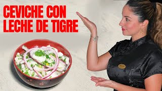 Ceviche con Leche de Tigre [upl. by Nylemaj87]