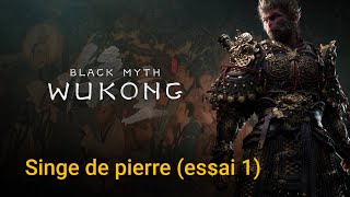 Black Myth Wukong  Singe de pierre premier essai [upl. by Charo]