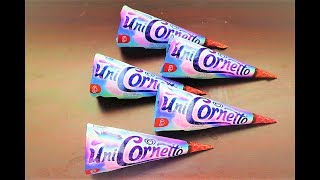 BARU 😍 Bocah Imut Review Es Krim Cornetto Unicorn 🦄  UNICORNETTO   Unicorn Ice Cream Review [upl. by Maire]