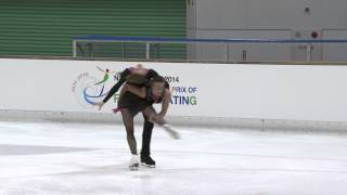 ISU 2014 Jr Grand Prix Aichi Free Dance Katharina MÜLLER  Tim DIECK GER [upl. by Clive]