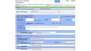 मानव सम्पदा HRMS झारखण्ड में उपार्जित अवकाश का आवेदन समर्पित करने की प्रक्रिया [upl. by Nosahc]