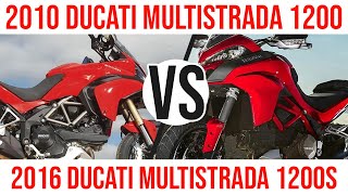 2010 vs 2016 DUCATI MULTISTRADA 1200  What I like and dont like about the MTS [upl. by Herzel]