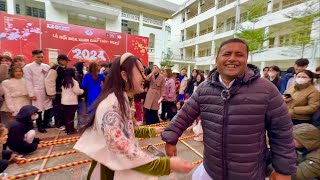 Traditional Marriage Dance in Vietnam  Cooking Competition in Vietnam  Mubashir Saddique [upl. by Ertnod]