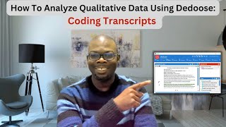 How to analyze qualitative data using Dedoose Coding Transcripts DedooseSupport [upl. by Innavoig]