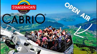 Stanserhorn CabriO🇨🇭The Coolest Cable Car in Switzerland  Travel Guide 4K [upl. by Tnilf]