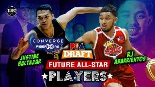 TOP PINOY PLAYERS FROM PBA DRAFT 2024  BRGY GINEBRA RJ ABARRIENTOS amp CONVERGE JUSTINE BALTAZAR [upl. by Lilaj120]