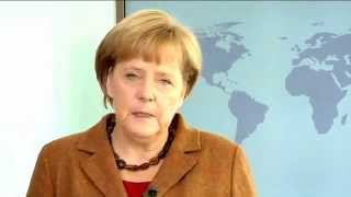 Deutsche Bundeskanzlerin Merkel drängt auf weitere Regulierung der internationalen Finanzmärkte [upl. by Nod194]