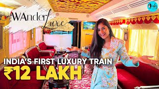 Expensive Train Journey In India  Palace On Wheels At ₹124 Lakhs  WanderLuxe Ep 9  Curly Tales [upl. by Eibrab]