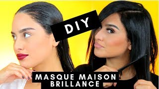 MASQUE MAISON CHEVEUX TERNES → BRILLANTS amp DOUX [upl. by Trini]