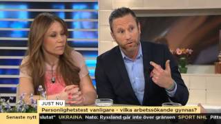 Så klarar du personlighetstestet vid arbetsintervjun  Nyhetsmorgon TV4 [upl. by Enelad181]