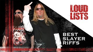 10 Greatest Slayer Riffs [upl. by Htiekram685]