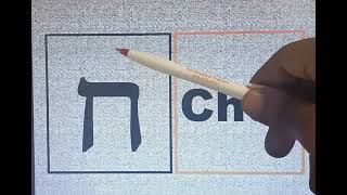 HEBREW ALPHABET FOR ALL BEGINNERS [upl. by Relyks]