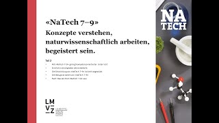 «NaTech 79» Zyklus 3 22  Lehrmittelverlag Zürich [upl. by Gnehp242]