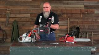 Technical Tips How To Tension Chainsaw Chain [upl. by Wilmer]