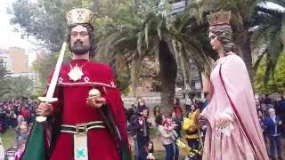 Trobada de Gegants de les Fires i Festes de Sant Narcís a Girona 2016 II [upl. by Mcclees]