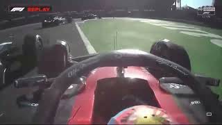 Valtteri Bottas Onboard Crash with Lance Stroll [upl. by Aidyn]