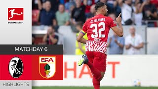 Grifo Shines Bright  SC Freiburg  FC Augsburg 20  Highlights  Matchday 6 – Bundesliga 202324 [upl. by Rann156]