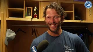 Dodgers postgame Clayton Kershaw feeling good physically but made dumb mistakes [upl. by Eninnej]