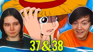 WALK TO ARLONG PARK 👒 One Piece Ep 37 amp 38 REACTION amp REVIEW [upl. by Panaggio]