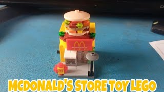 MCDONALDS STORE TOY LEGO [upl. by Bain]