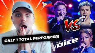 Sofronio Vasquez shows the other 2 contests whos BOSS on the Voice knockouts [upl. by Henke]