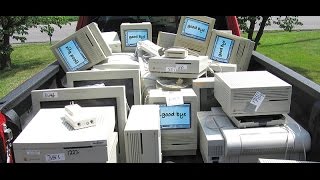 Vintage Mac computers at the recycling center [upl. by Ahsenrad477]