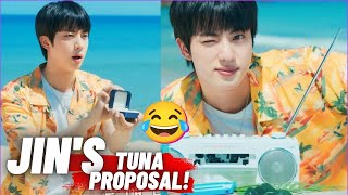 Jin’s Epic Tuna Proposal 😂🐟💍Super Tuna 2 [upl. by Noiztneb]