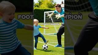 The Ultimate Backyard Football Showdown Dad vs Timmy shorts football cristianoronaldo [upl. by Janek]