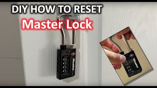 How To Change Code On A Master Lock  The DIY Guide  Ep 51 [upl. by Meri]