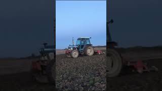 Ford 6610 fieldwork automobile autofarming farmequipment agriculture farming [upl. by Ecraep]