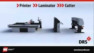 DRS  Digital Road Sign Fabrication System Printer Laminator Cutter [upl. by Adnahsam]