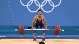 Lu xiaojun Clean and jerk world record 204 kg [upl. by Einnad]