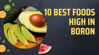 10 Best Foods High in Boron [upl. by Carlstrom]