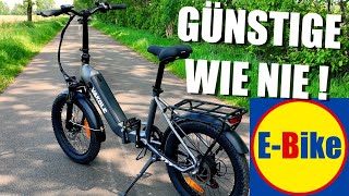 Lild Preis bei VAKOLE EBike 20 Zoll Tiefeinsteiger Klapprad EBike Test [upl. by Airdnaid]