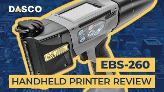 EBS260 Handjet Portable Inkjet Printer Overview [upl. by Andrade]